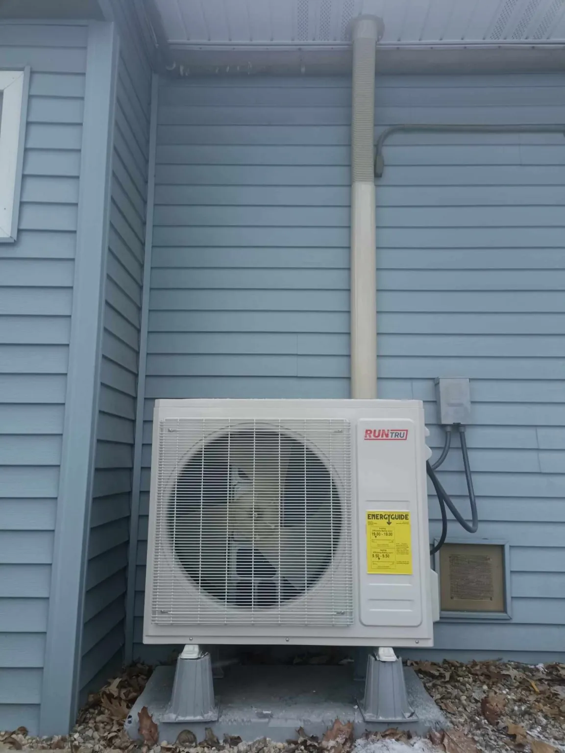 Before Trane furnace installation in Noble County, IN